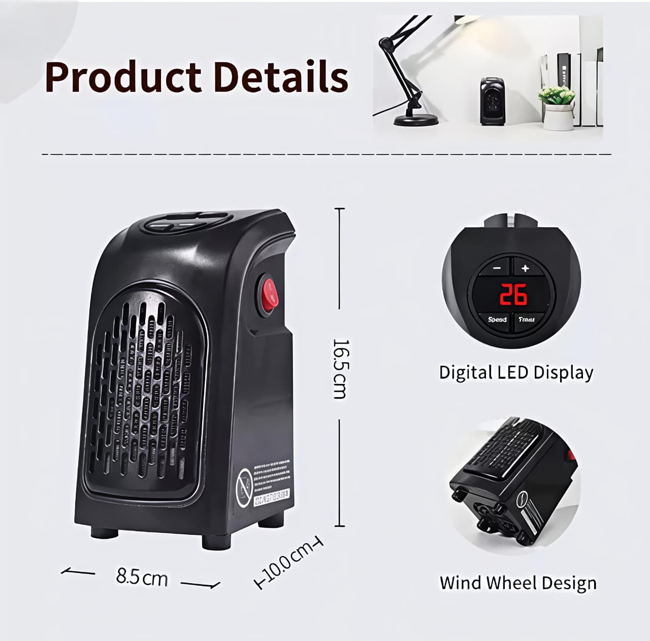 Portable Handy Room Heater™